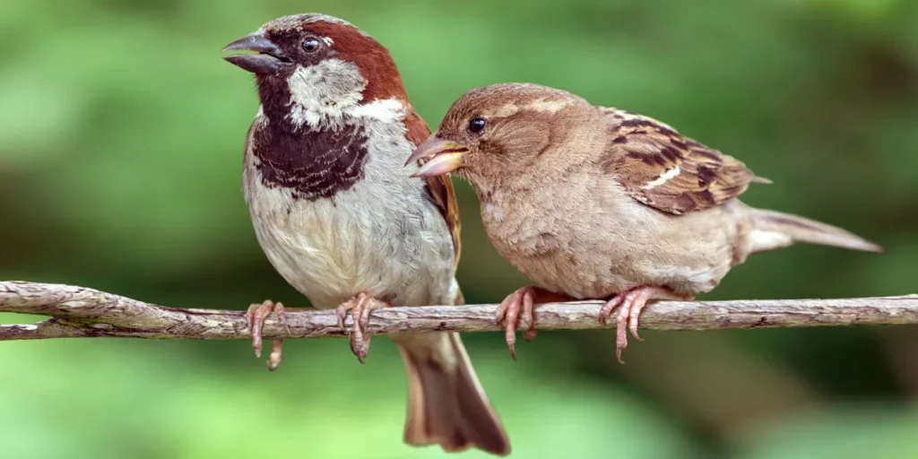 Chirping like sparrows: Bird Similes
