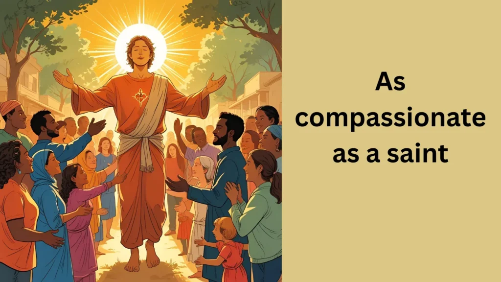 As compassionate as a saint: similes for Kindness