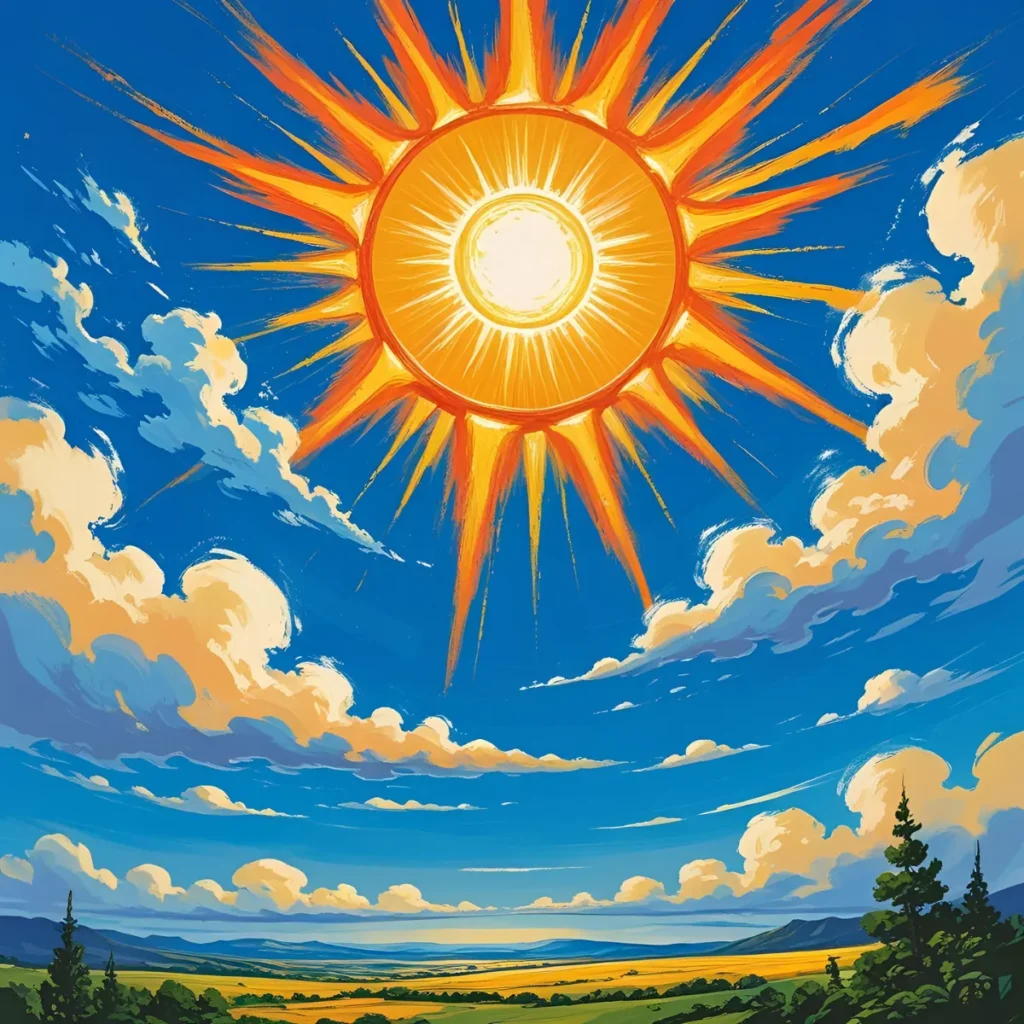 As warm as the sun