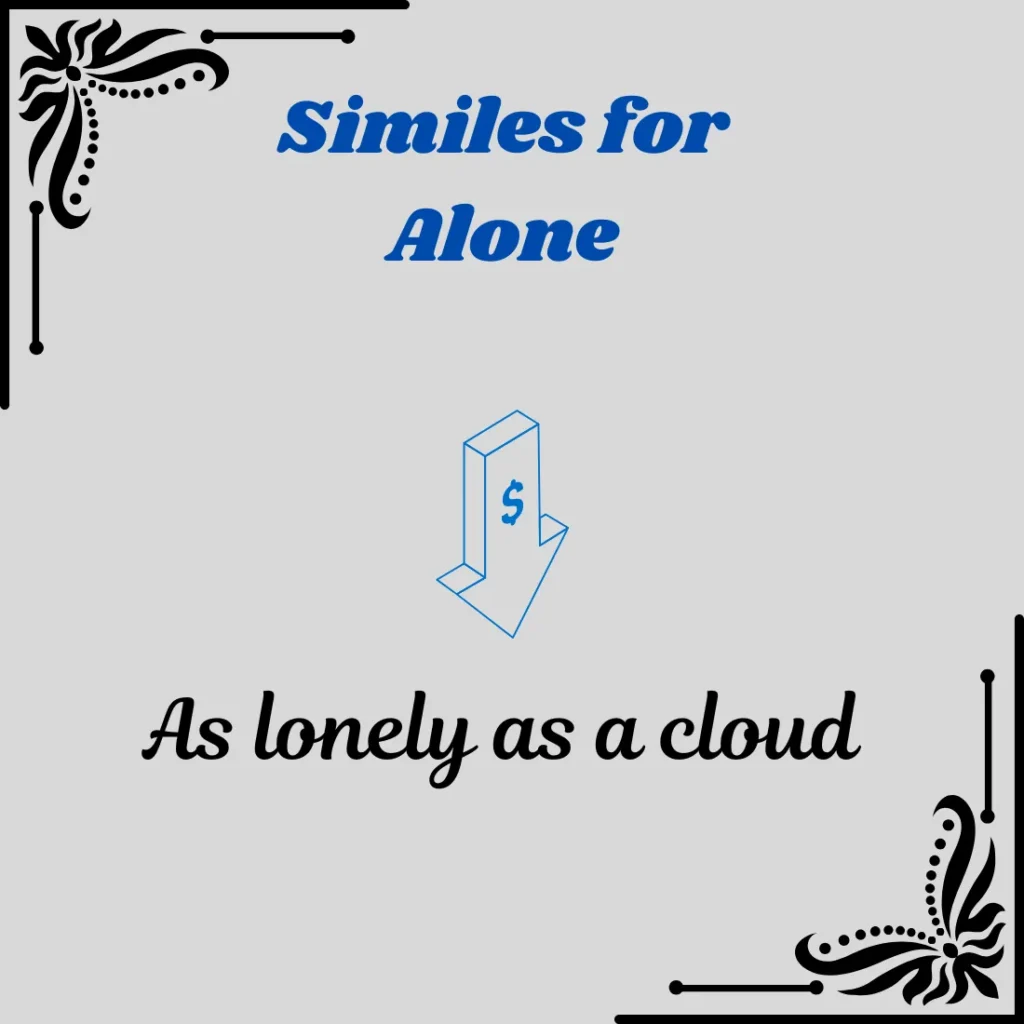 Similes for Alone