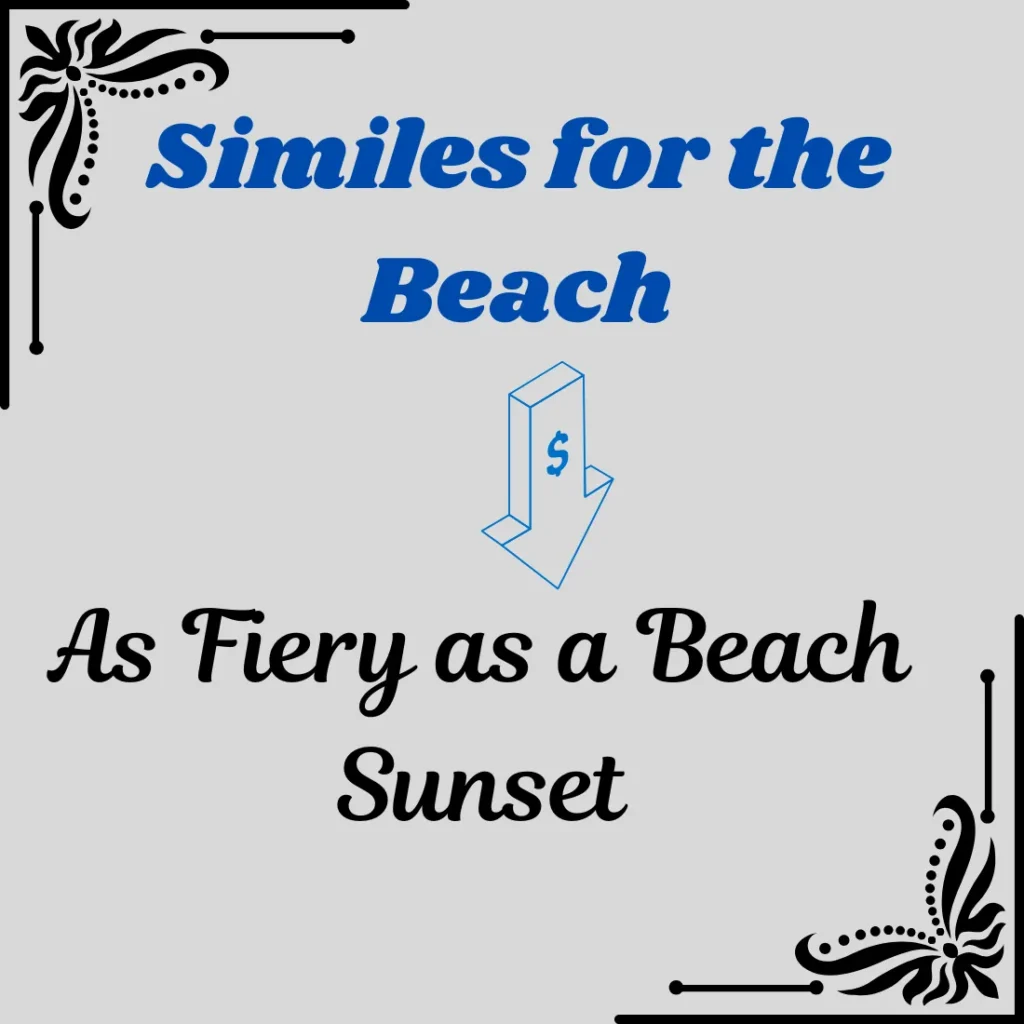 Similes for the Beach