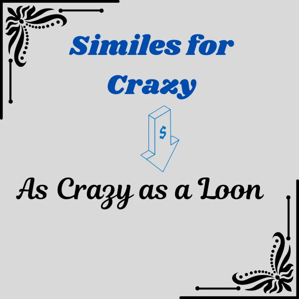 Similes for Crazy
