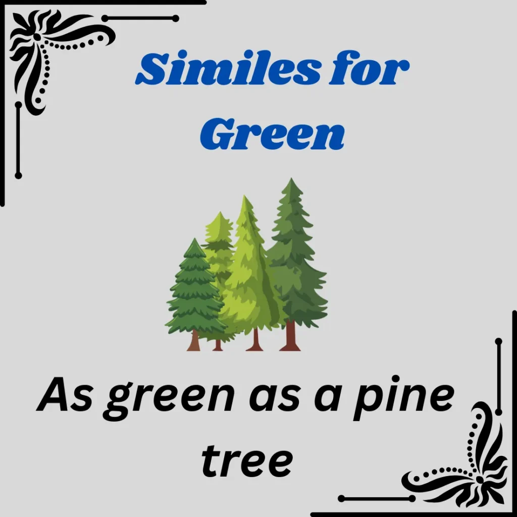 Similes for Green –Creative Ways to Describe the Color