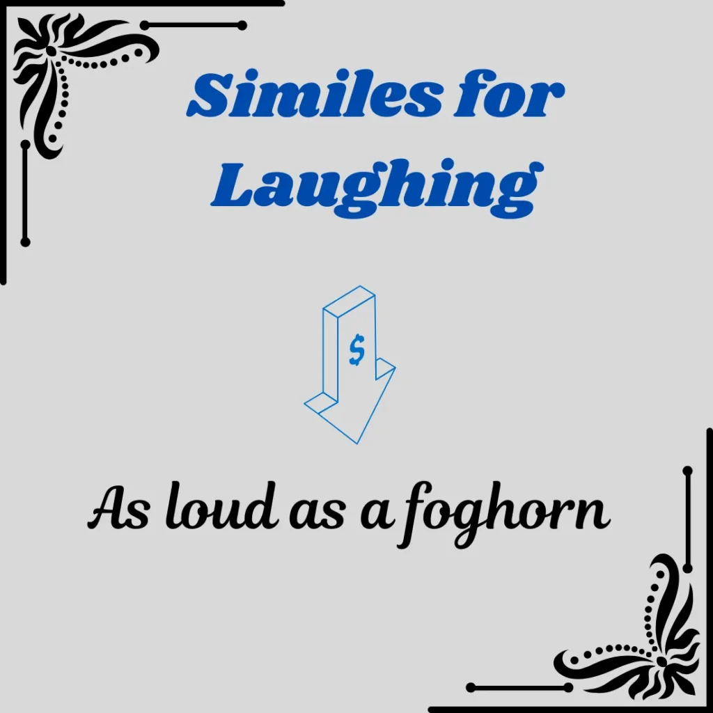 Similes for Laughing