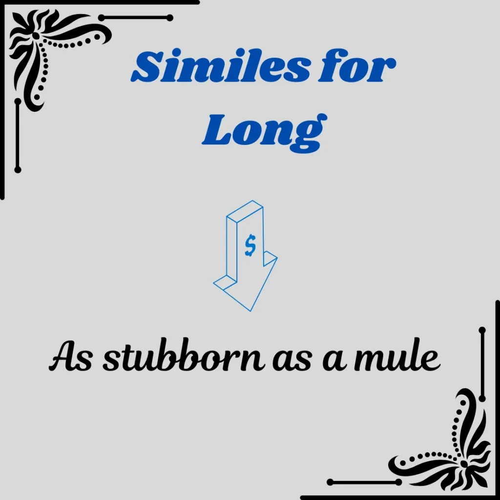 Similes for Long