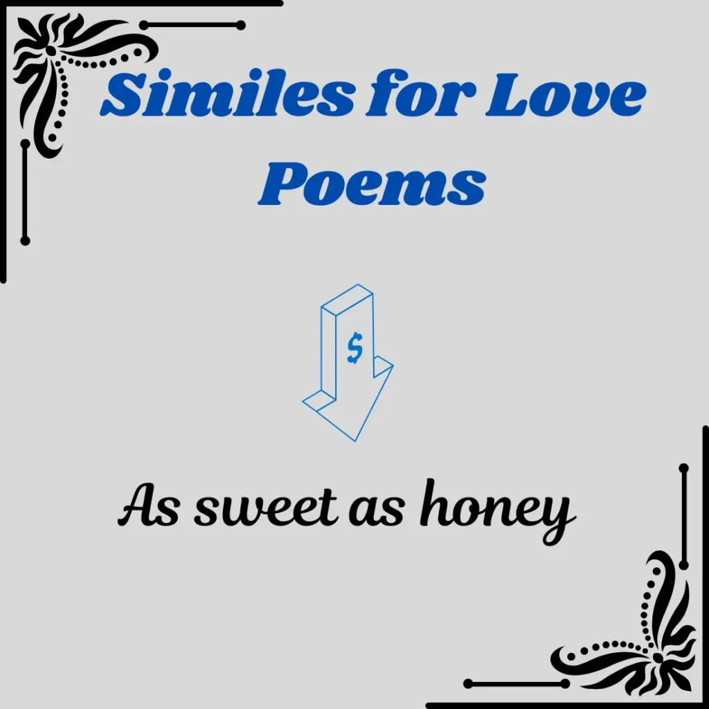 Similes for Love Poems
