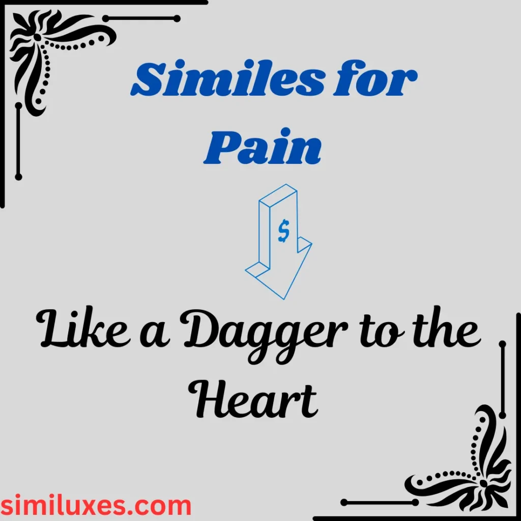 Similes for Pain