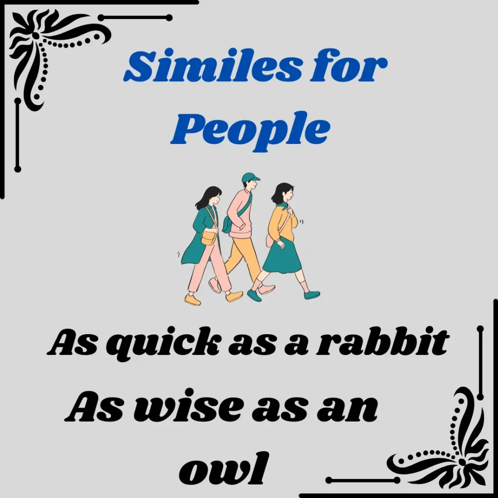 Similes for People