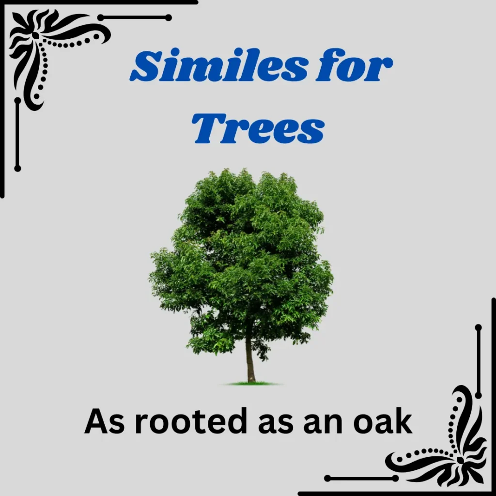 Similes for Trees