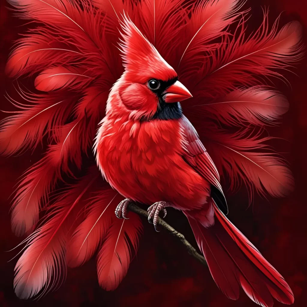 As red as a cardinal’s feather