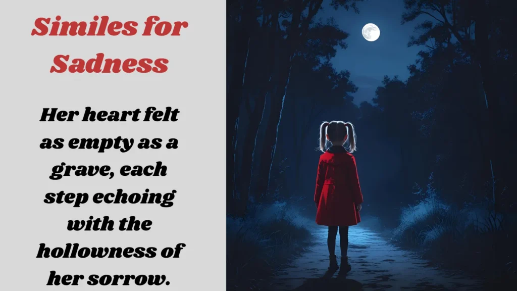 Similes for Sadness