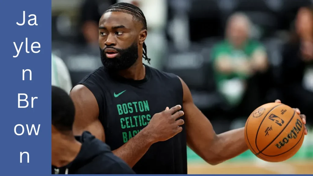 Jaylen Brown seeing his girlfriend Bernice Burgos