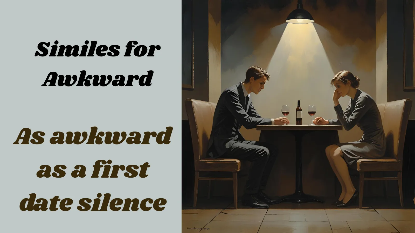 Similes for Awkward