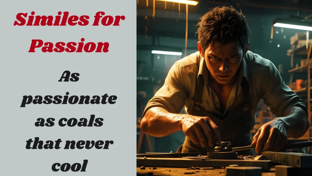 Similes for passion