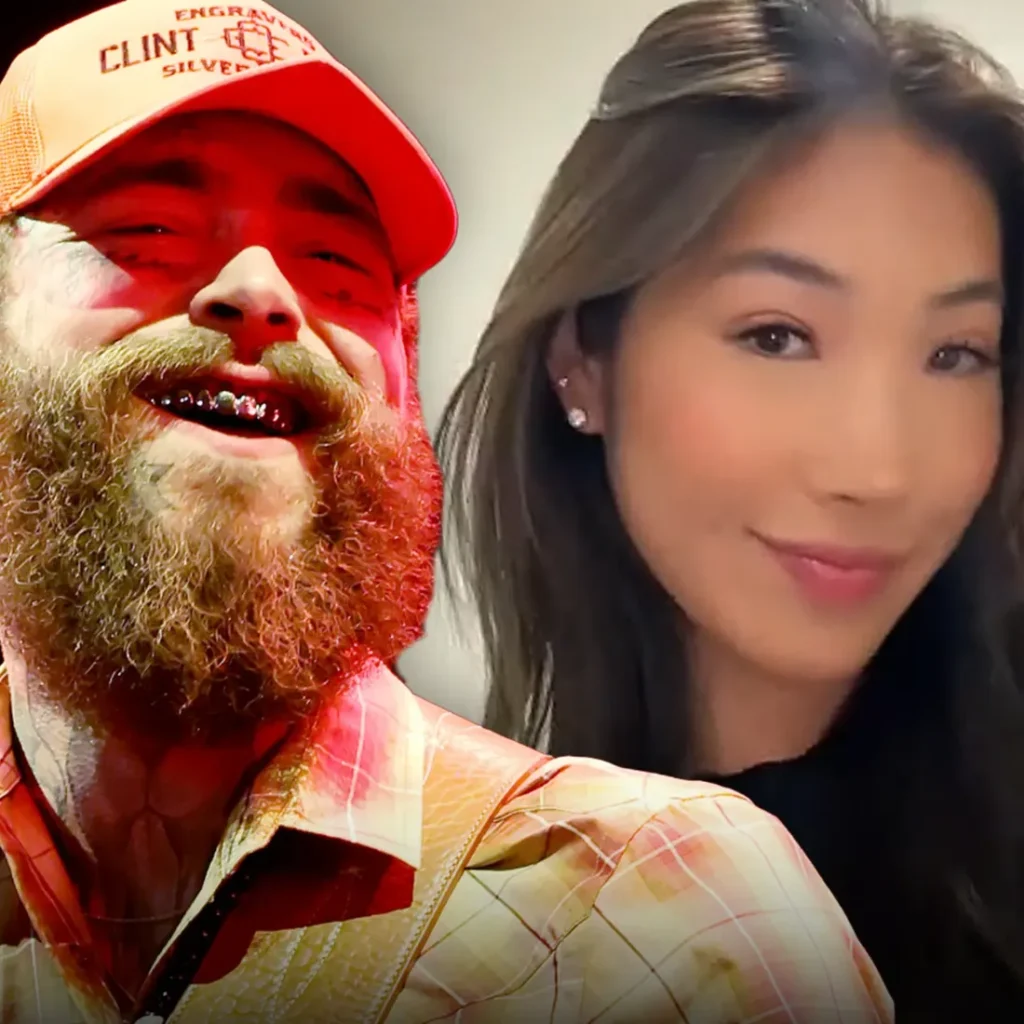 Post Malone with his new girlfriend looking awesome