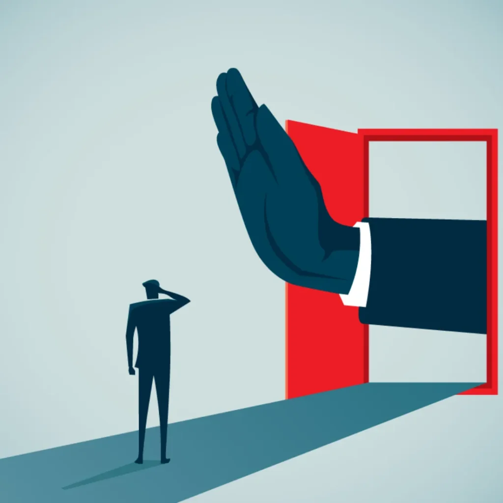 A Door Slammed in the Face: Similes for Being Rejected