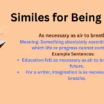 Being Required Similes