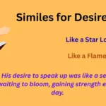 Similes for Desire
