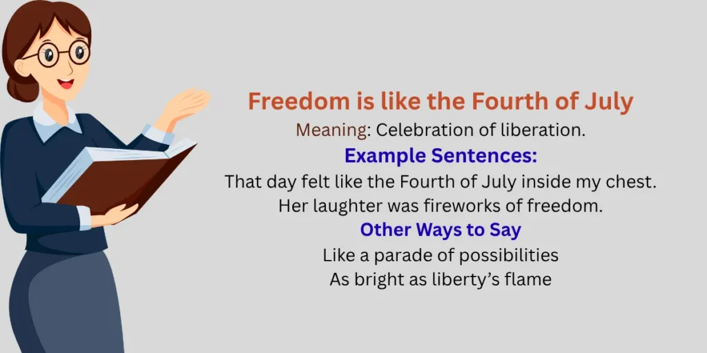Similes for Describing Freedom