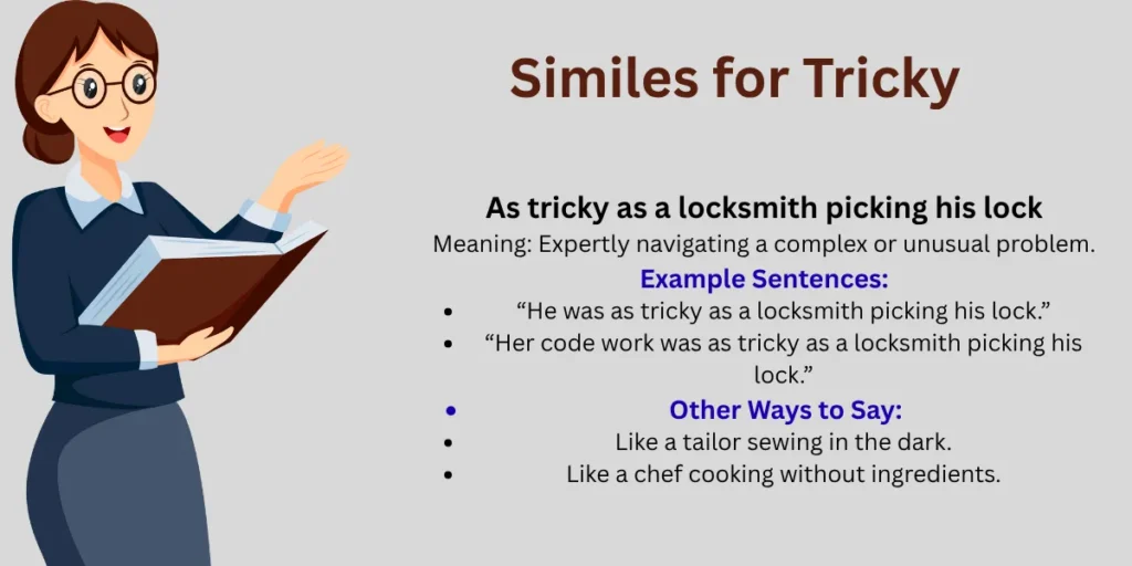 Similes for Tricky