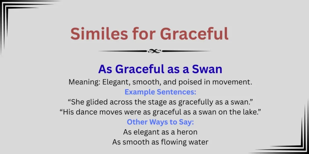 Similes for Graceful Explained