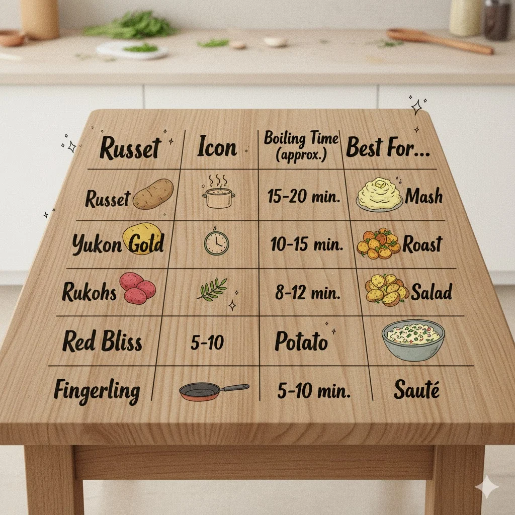 Boil Time Chart