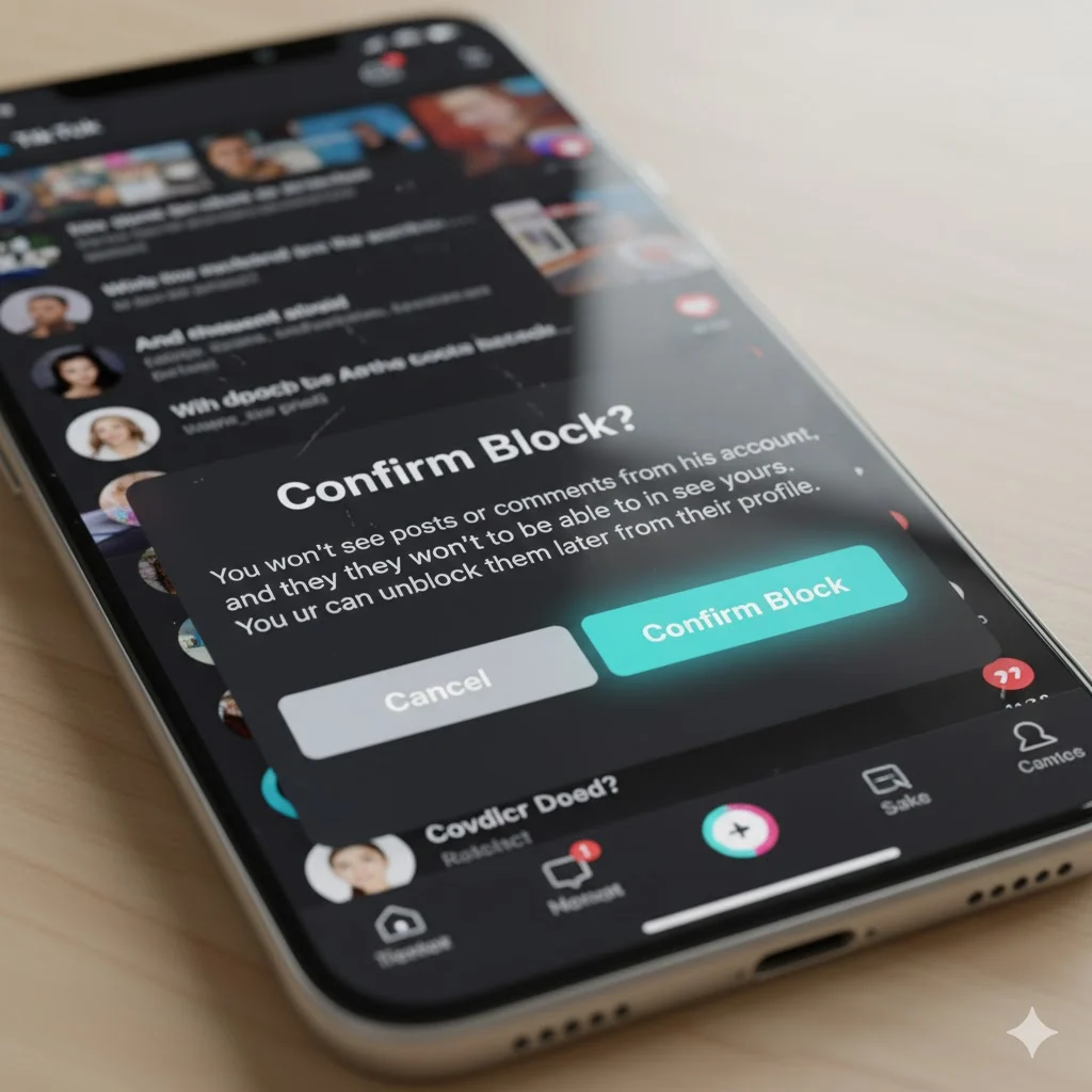 Confirm Block Pop-Up