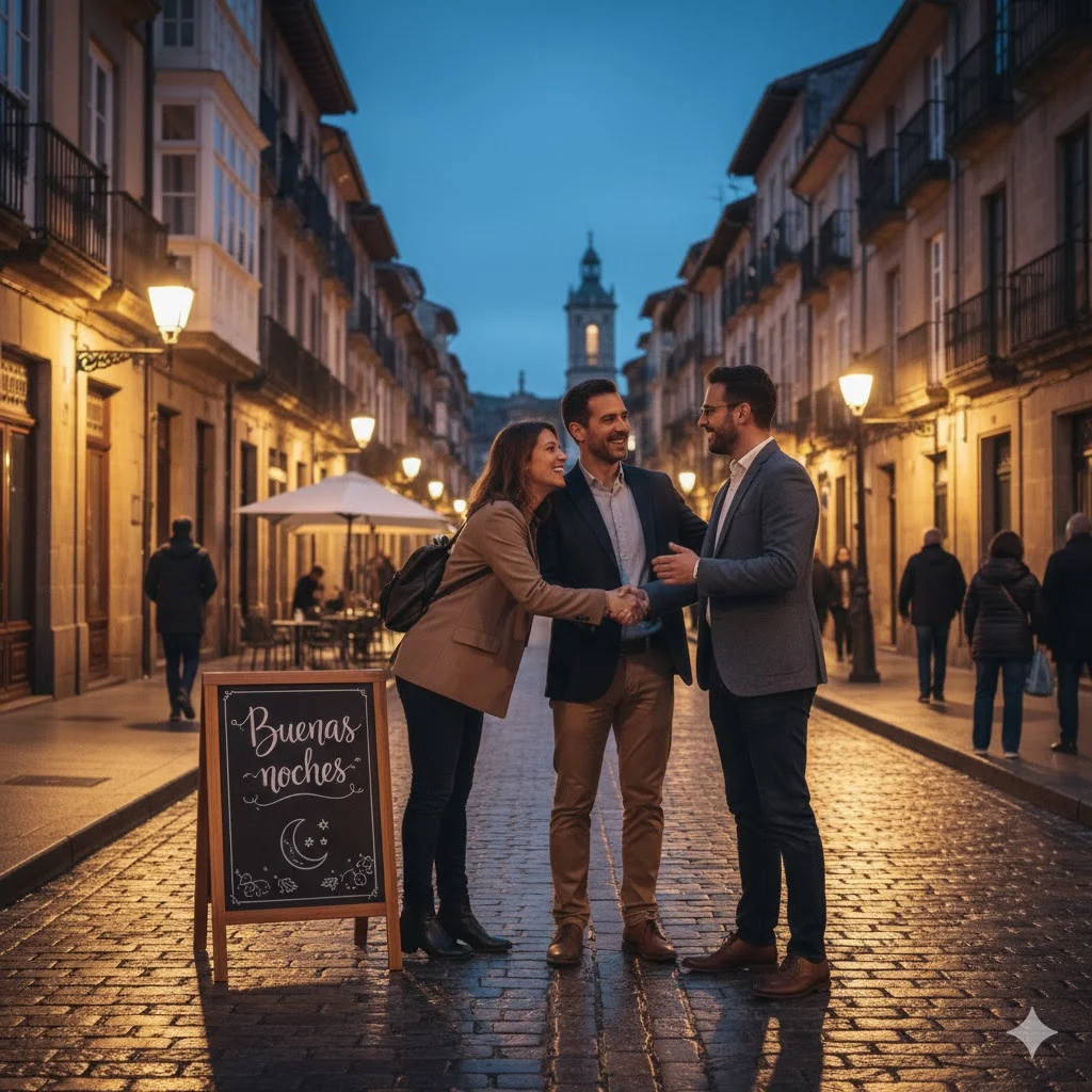 Evening greeting in Spanish, Buenas noches