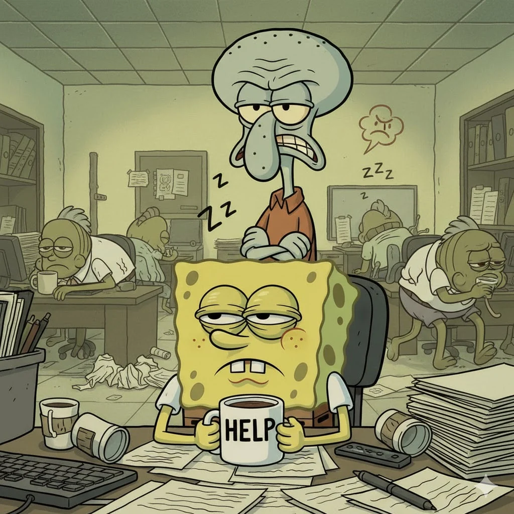 Every Monday is Bikini Bottom chaos