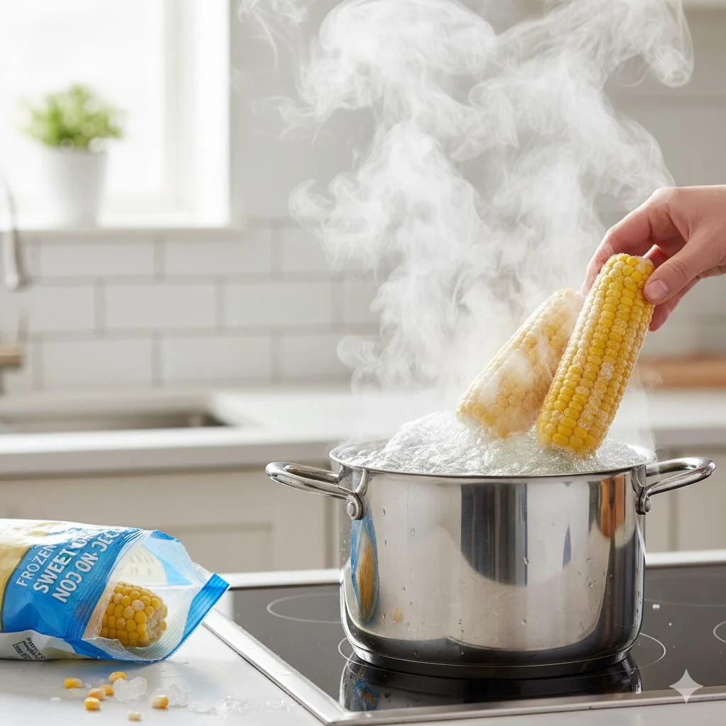 How to Boil Frozen Corn on the Cob