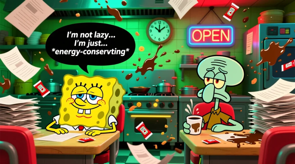 SpongeBob and Squidward