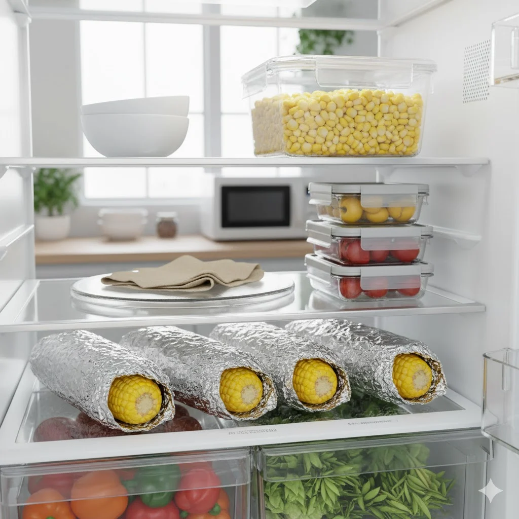 Storing & Reheating Boiled Corn