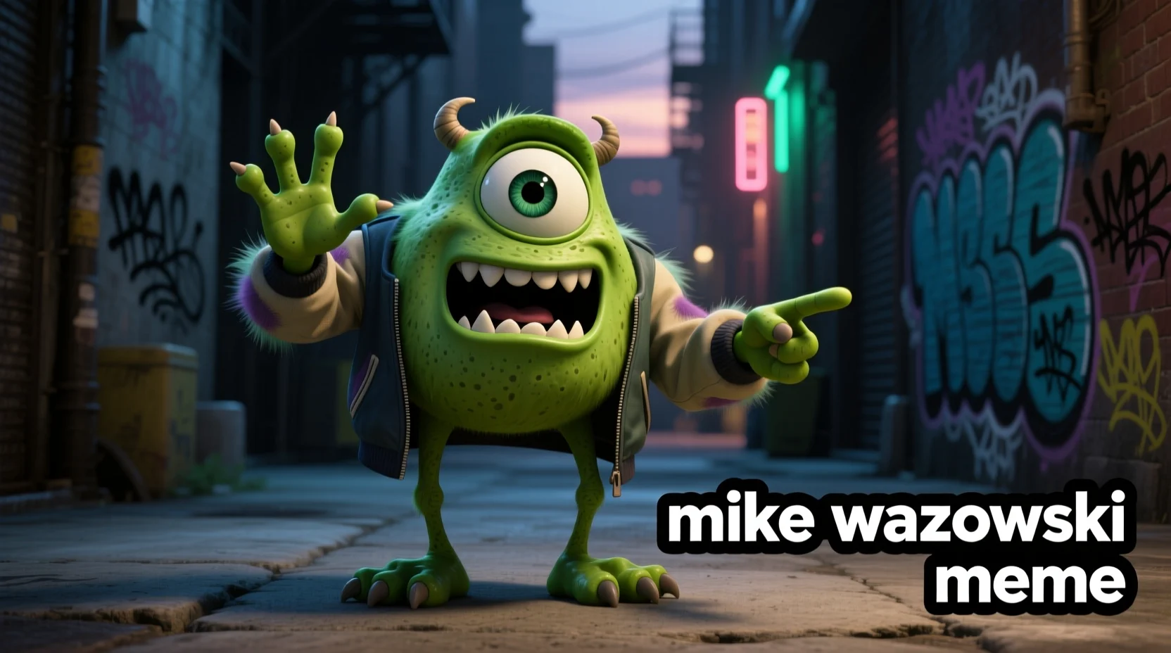 mike wazowski meme