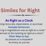 Similes for Right Explained