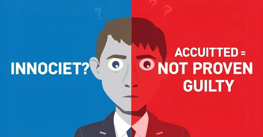 acquitted mean? Misconceptions & Clarifications