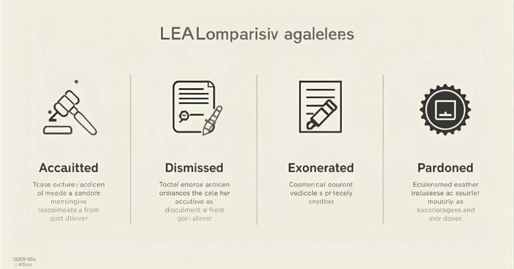 acquitted mean? Similar Terms & Alternatives