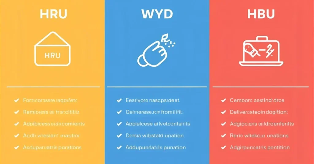HRU Comparison With Similar Terms