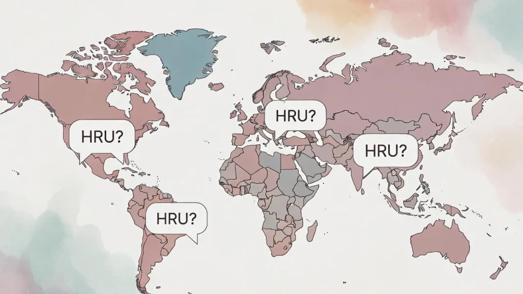 HRU Regional or Cultural Differences