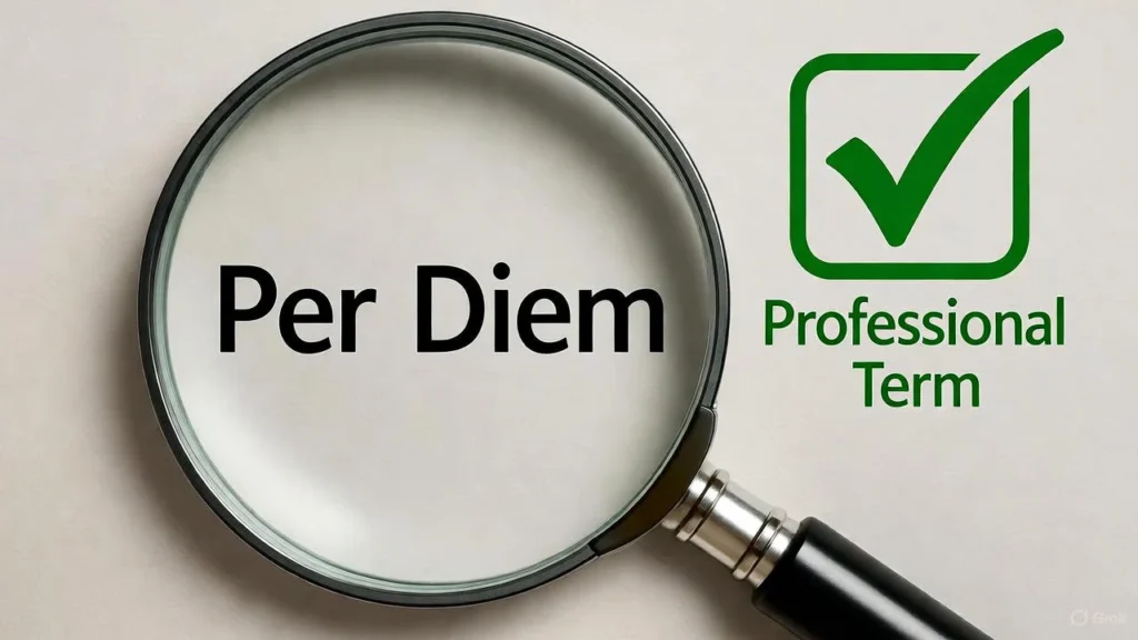 Per Diem Mean Hidden or Offensive Meanings