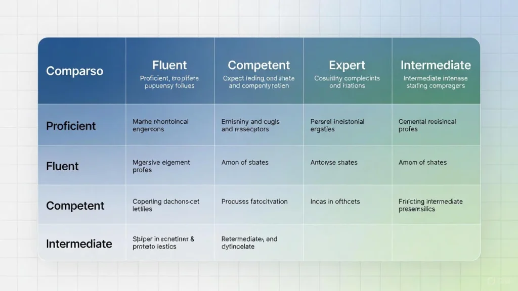 Proficient Similar Terms & Alternatives