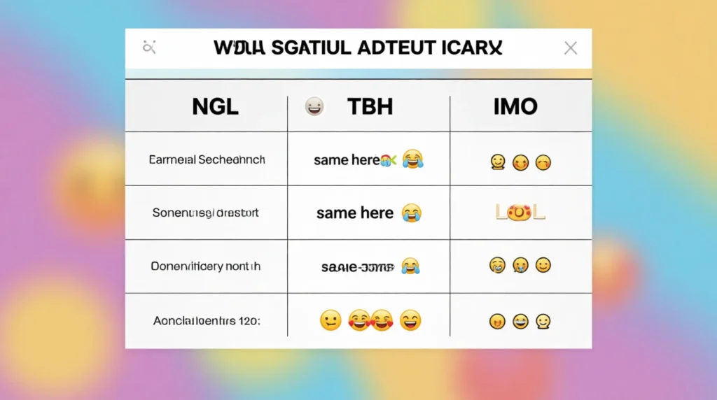 Respond to “NGL”