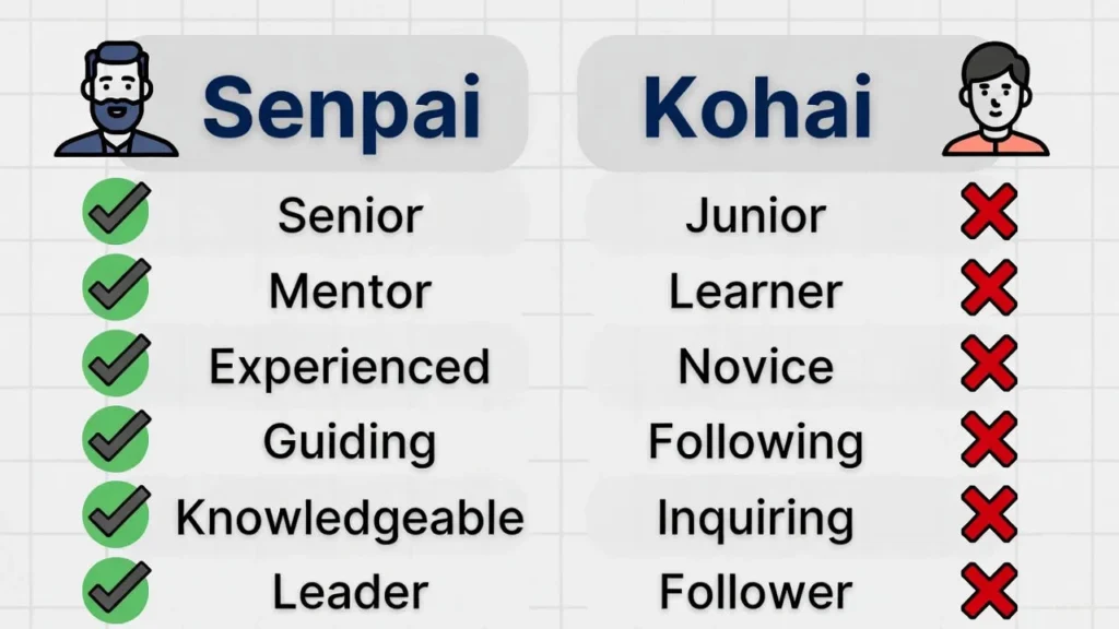 Senpai vs Kohai