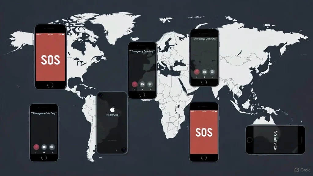 SOS iPhone Regional or Carrier Differences