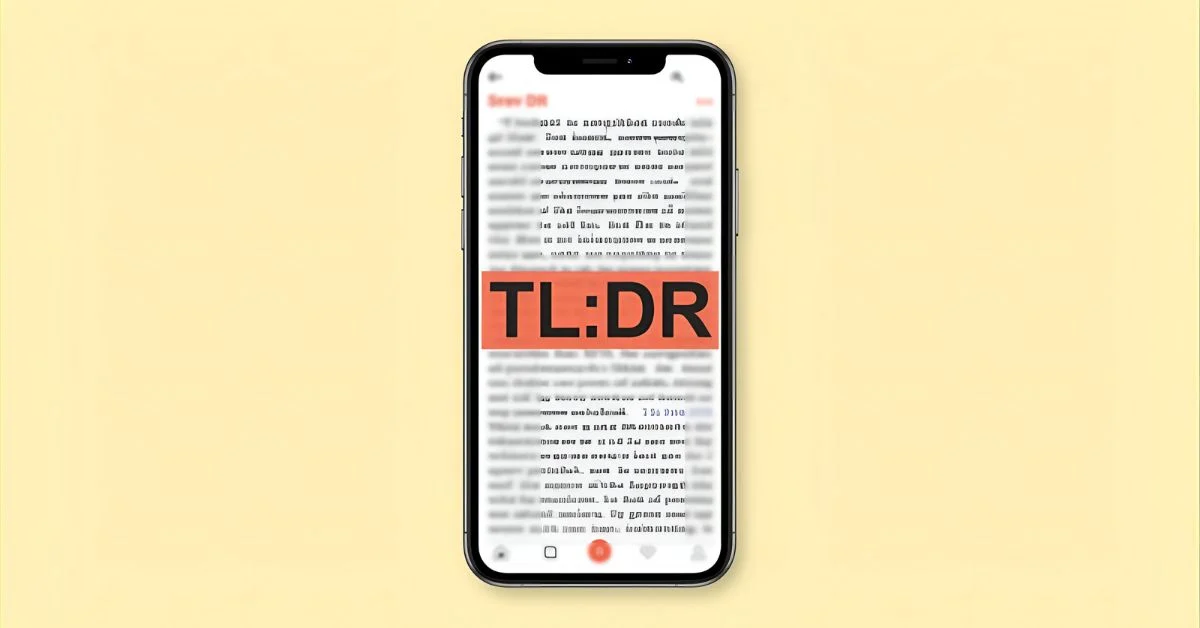 What does TLDR Mean?