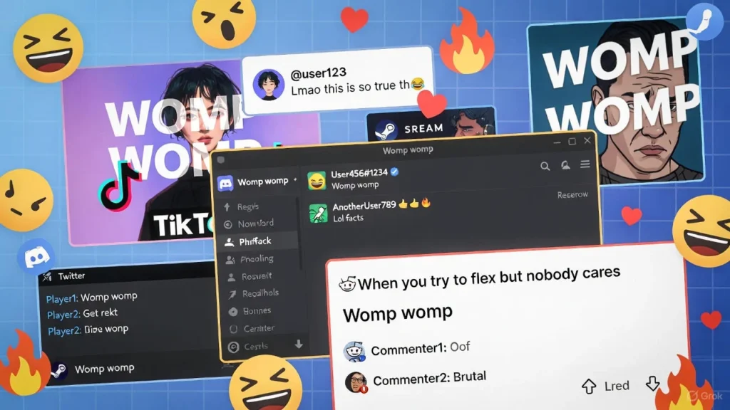 Womp Usage in Online Communities & Apps